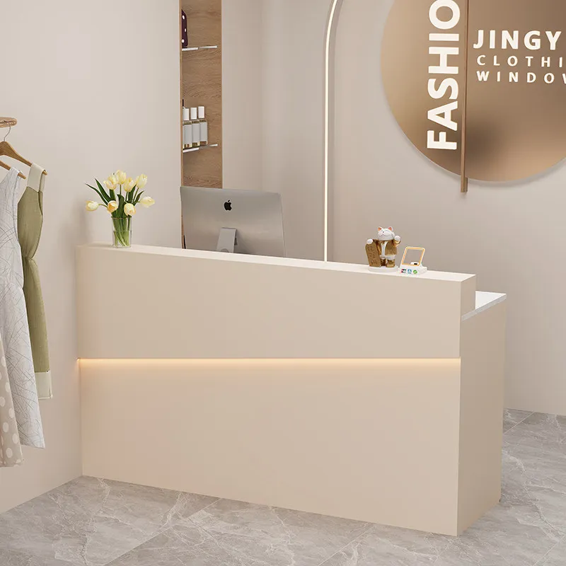 Practical Compact Reception Desk Premium Luxury Reception Counter Fashion Simple Comptoir Reception Office Furniture