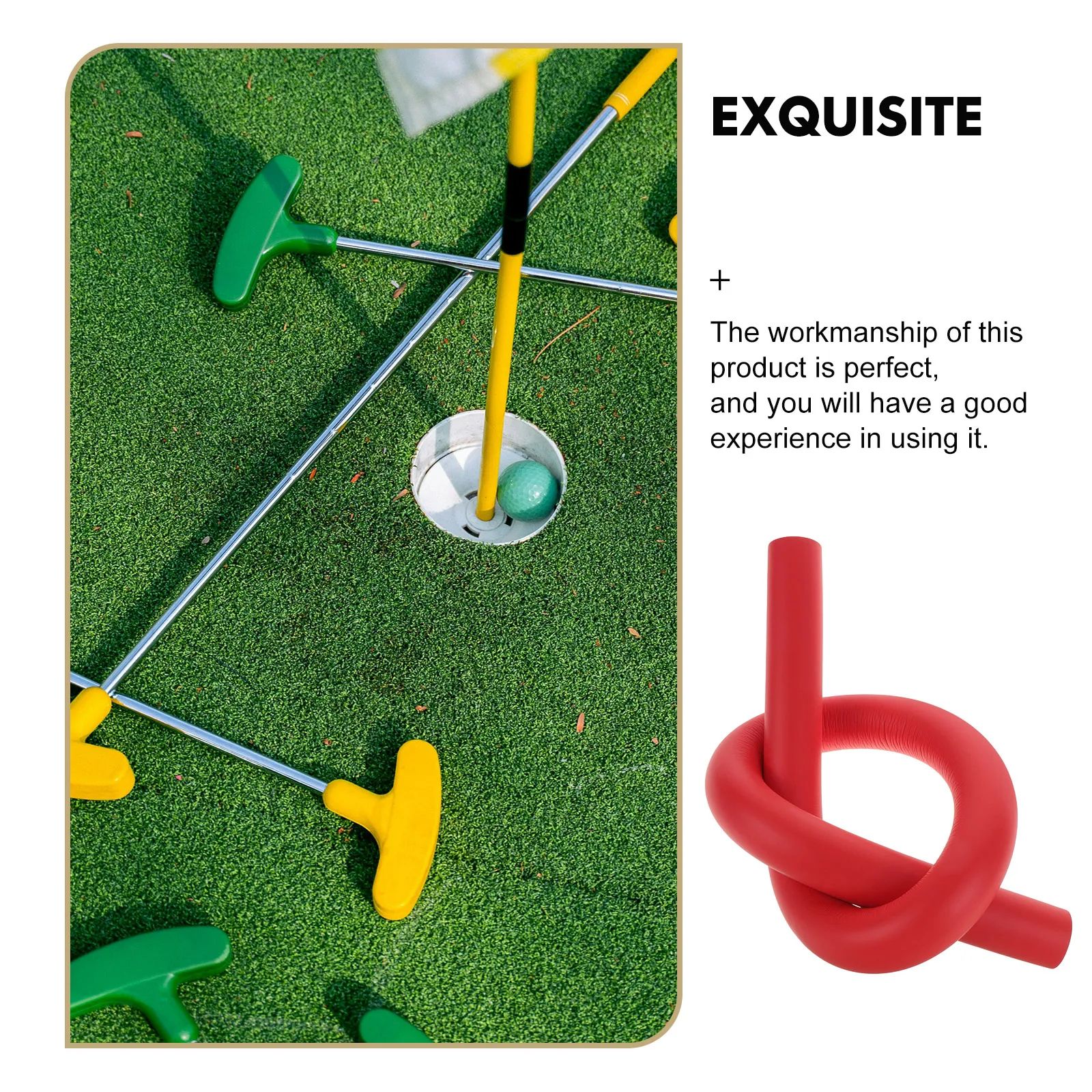 

Swing Trainer Golf Practice Stick Flexible Training Aid Equipment High Density Foam Bars