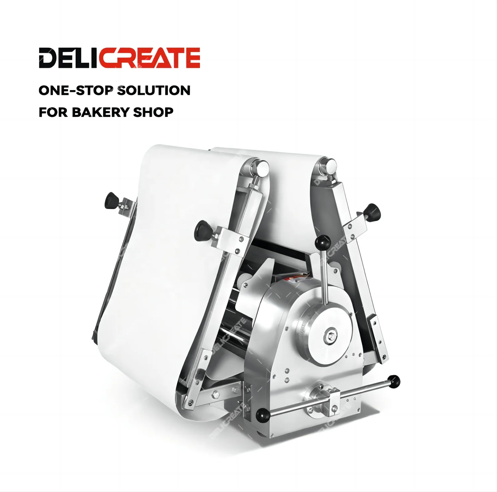 Table Top Dough Sheeter Commercial Pastry Pizza Fondant Pressing Machine Bakery Dough Laminating Equipment