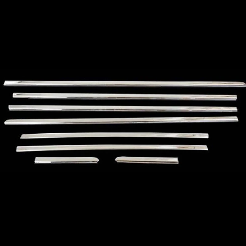 For Mercedes-Benz Vito V-Class W447 2014-2022 Long Wheelbase Side Door Bottom Window Sill Frame Strips Cover Trim Car Styling