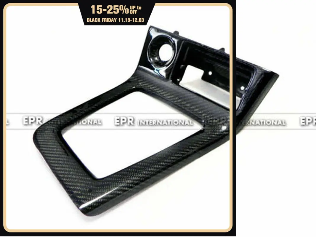 

For Nissan R33 Skyline GTR GTS OE Style Carbon Fiber Glossy Finished Gear Surround Replacement Interior accessories Bodykit(RHD)