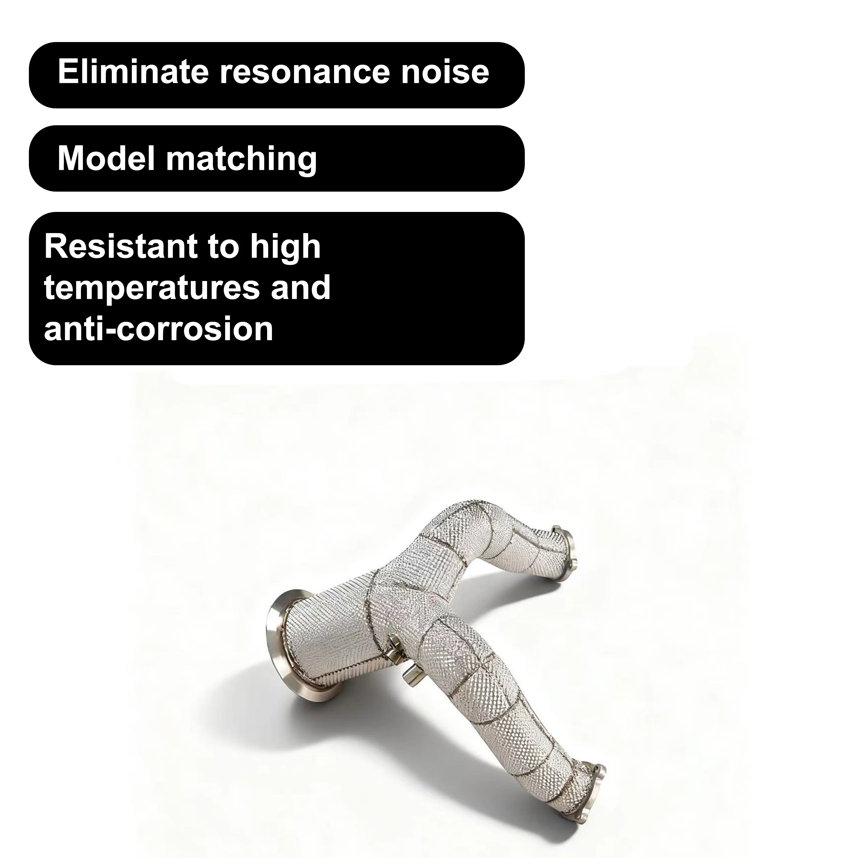 ACE Free Flow Performance Auspuffrohr für Audi Q7 Q8 3.0T Hochwertiges Downpipe mit Hitzeschild SUS304 Auto-Zubehör – Detail 4