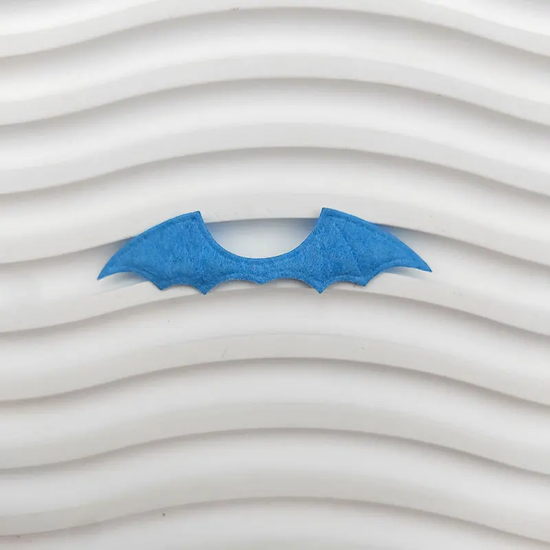 42 Stück/Set, 6 x 1,5 cm, Vampirflügel aus Vliesstoff, gepolsterte Applikationen zum Selbermachen von Halloween-Kostümen, Vampir-Haarspangen-Dekoration, Aufnäher. – Detail 7