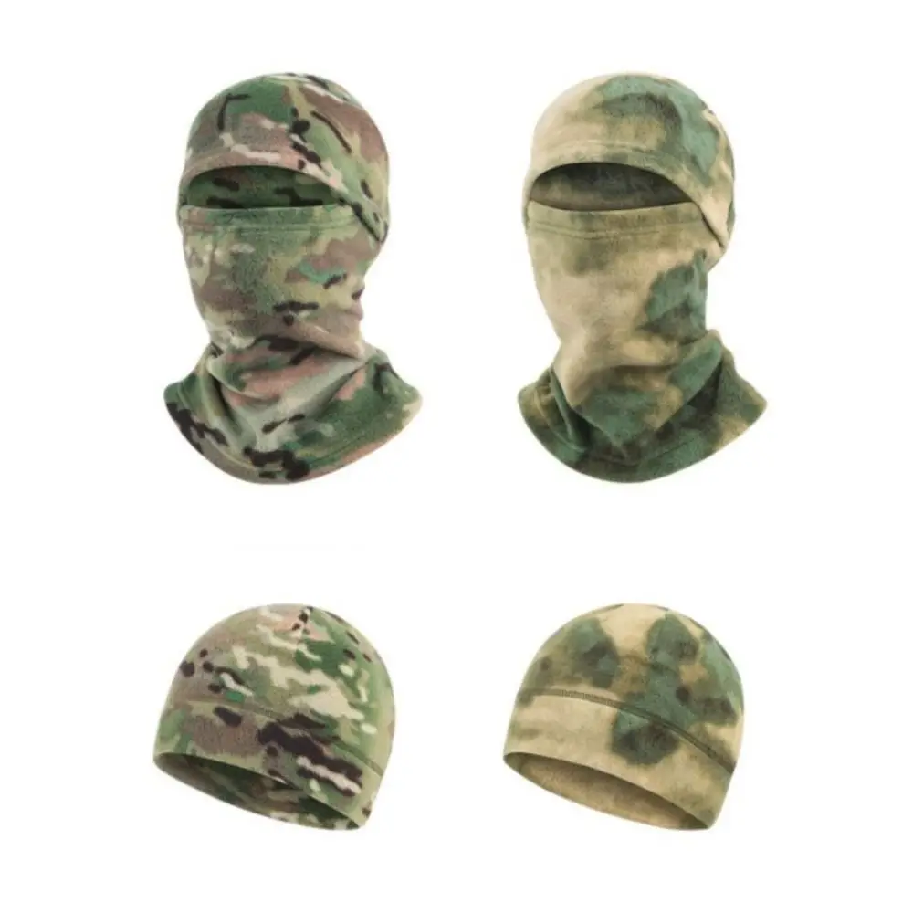 Camo   Bonnet Hats Bike Cycling Running Jogging Skiing Hat For Women Men Winter Warm Skullies Beanies Cap