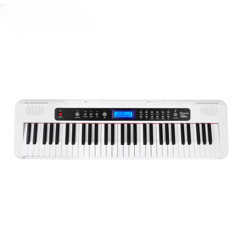 New Design 61 Touch Response Keys Keyboard Instruments White Electronic Organ Musical Instrument