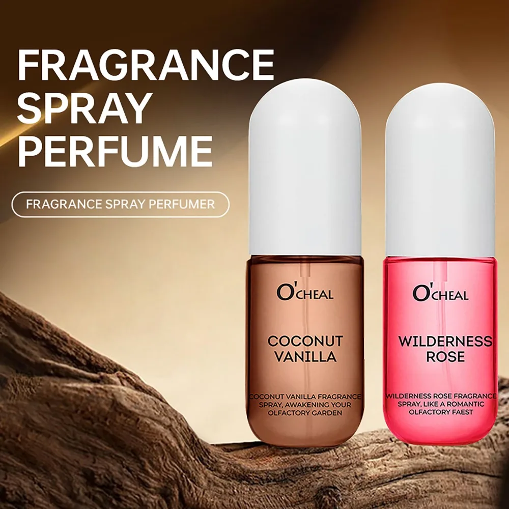 

1Pcs Coconut Rose Fragrance Spray Hair & Body perfume Mist Fresh Long Lasting Fragrance Perfume Travel Size Freshener Spray