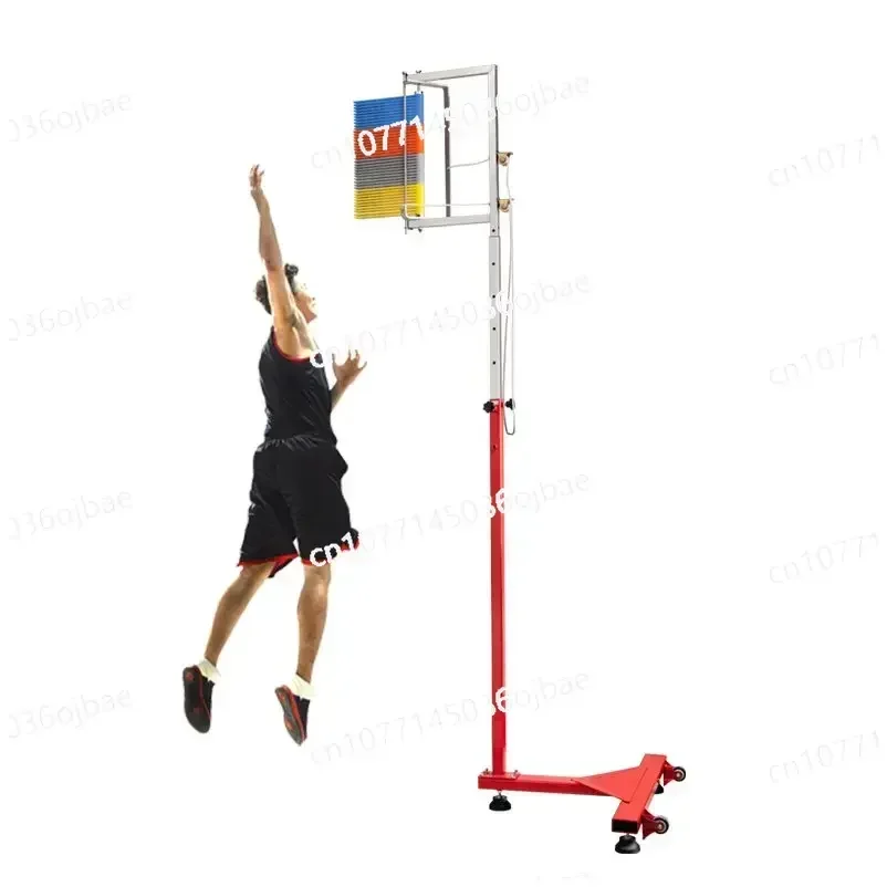 Jumping Test Measuring Equipment, Touch Card Height Adjustable, Basketball Training, Vertical Jumping Pole