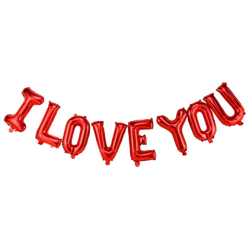 16 Zoll „I Love You“ Buchstabenbanner, große Liebesdekorationsballons für Hochzeitssaison, Verlobung, Brautgeschenk, Muttertag – Detail 13