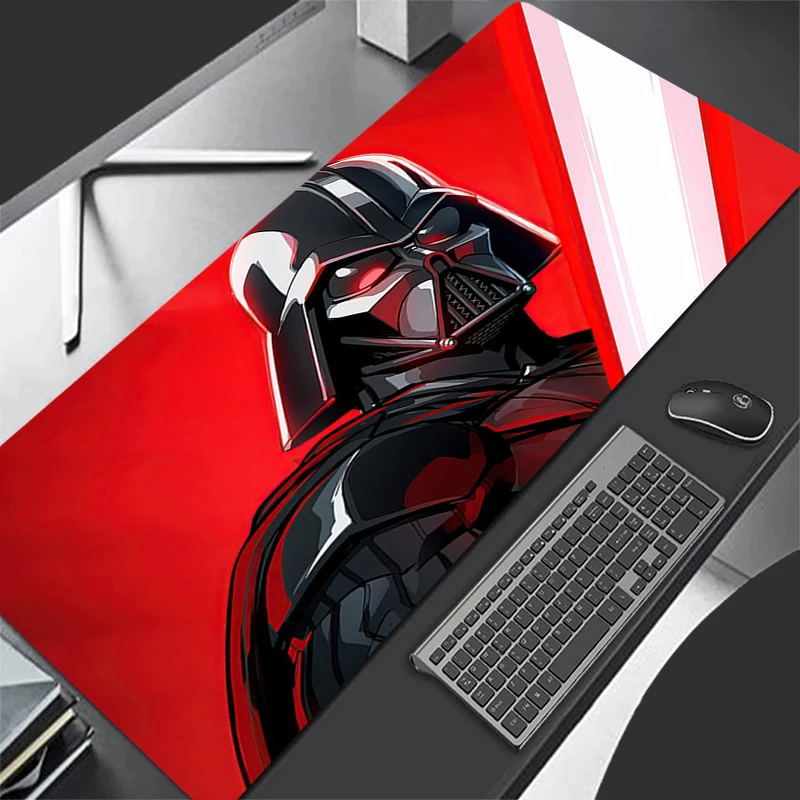 Mousepad novo s-star wars darth vaders grande mouse pads jogo escritório portátil tapete macio antiderrapante desktop pc jogo mouse pad