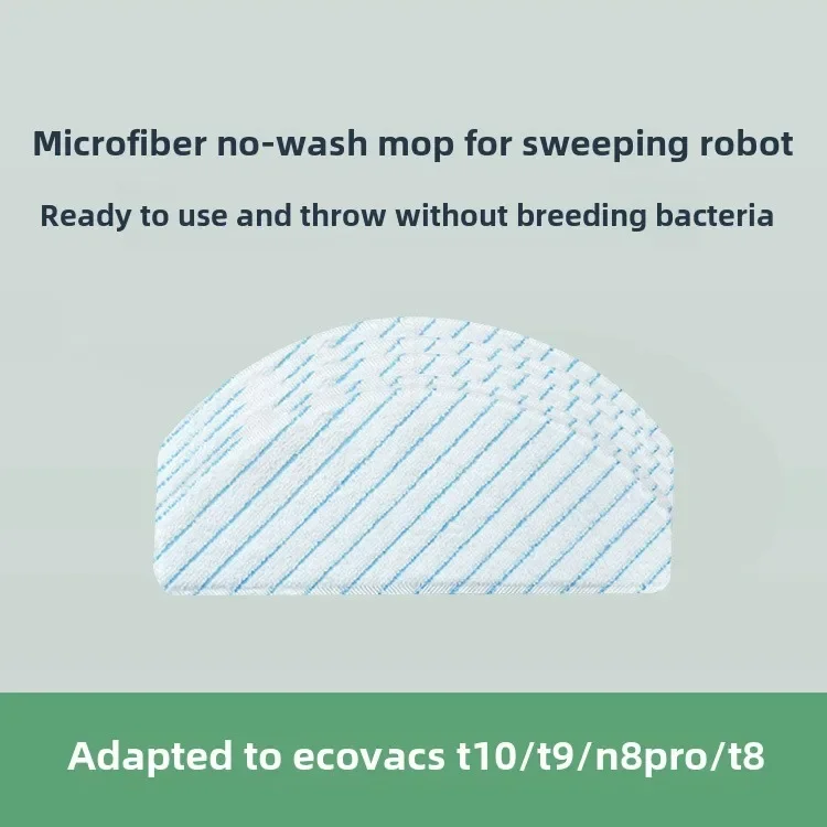 Mop Doek voor Ecovacs T10/T9/N8pro/T8 Accessoires Wegwerp Reinigingsdoekje Robot Stofzuiger Mop Vloerdoek Ecovacs Deebot