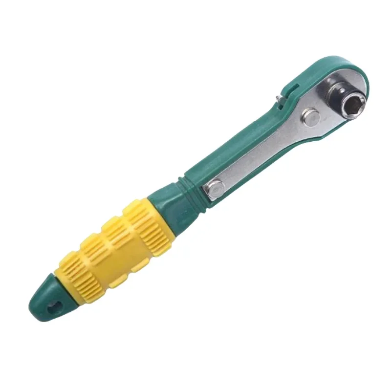 مفتاح ربط بسقاطة صغير مفك عزم دوران عالي قابل للتعديل مفتاح ربط سريع مفك براغي صغير 1/4 قضيب مفتاح بانة سريع أدوات