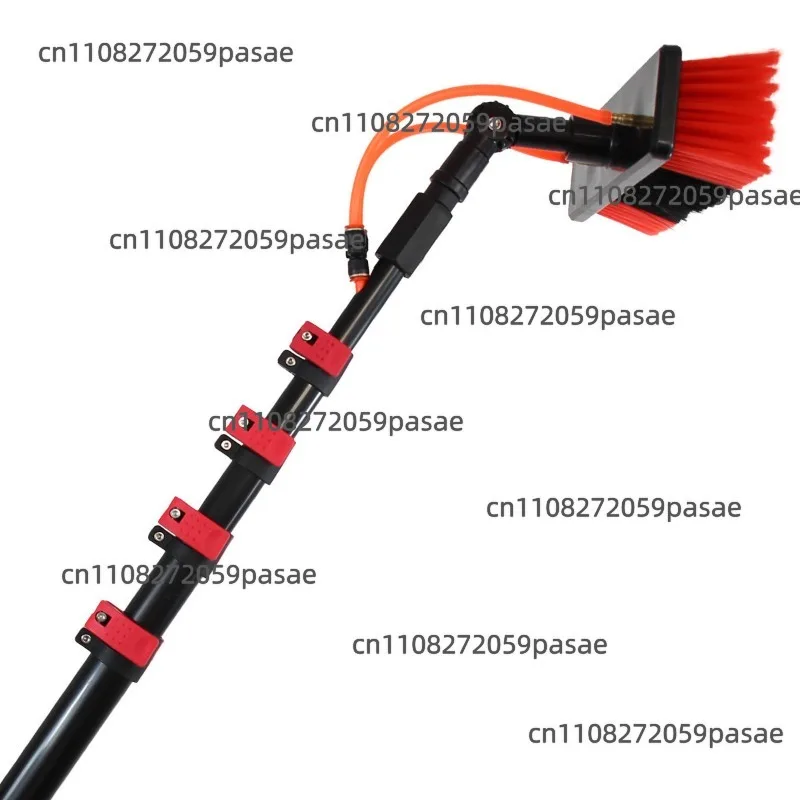 Professional Telescopic Pole Window Cleaning Water Fed Brush High Reach Extendable for Solar Panel Maintenance 1PCS