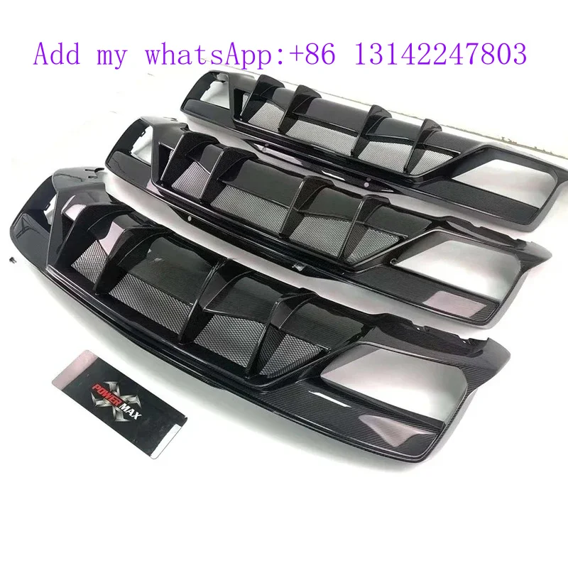 

Carbon Fiber Rear Diffuser AD Style Fit For Corvette C8 Stingray Z51 E ray