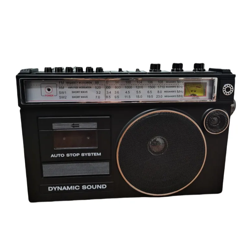 

Nostalgic Full Band Radio Tape Recorder Cassette Player Plug-in Bluetooth Speaker High Volume