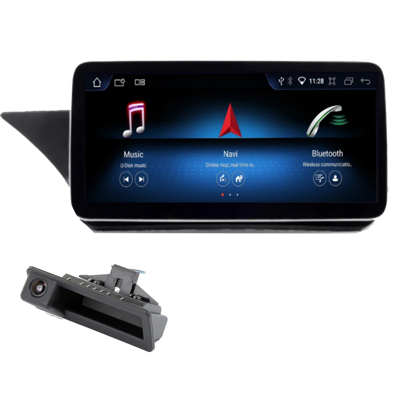 Wireless Carplay Android 12 Car GPS Navi Screen For Mercedes E Class W212 2009-2016 WIFI 4G SIM BT Car Multimedia System Player
