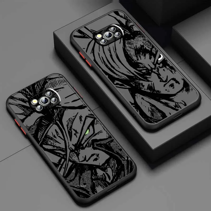 Creative Dragon Ball Line Cool Phone Case For Xiaomi Poco X6 X5 X4 X3 M6 M5s M5 M4 M3 F6 F5 F4 F3 Pro 5G Frosted Translucent
