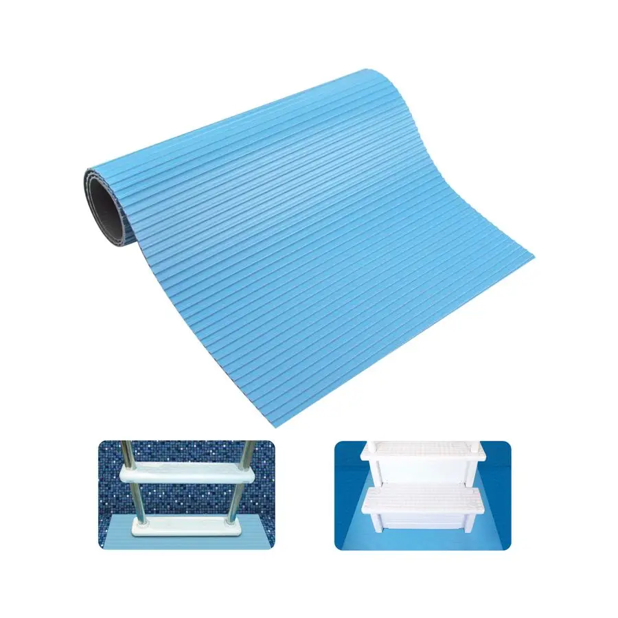 

HYDROTOOLS Protective Pool Ladder Mat for Above Ground Pools Safety amp Stability for Stairs, Steps amp Ladders Premium Durable