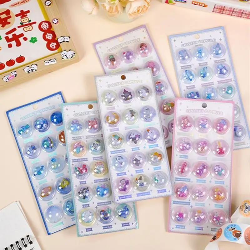 

Милая 3D наклейка с рисунком, крошечная наклейка ручной работы, повторное использование крошечных заплаток для бутылки с водой,