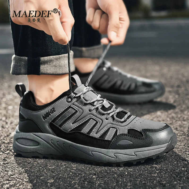 Maadef sapatos masculinos tênis homem botas ao ar livre esportes masculino tênis de luxo designer inverno escalada trekking tênis para homens sapatos