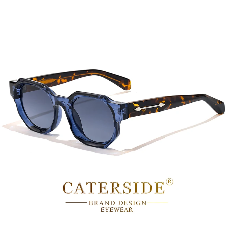 CATERSIDE Retro Punk Quadrat Sonnenbrille Männer Vintage Dicken Rahmen Hochwertige frauen Sonnenbrille Party und Urlaub Reise Brillen – Detail 14