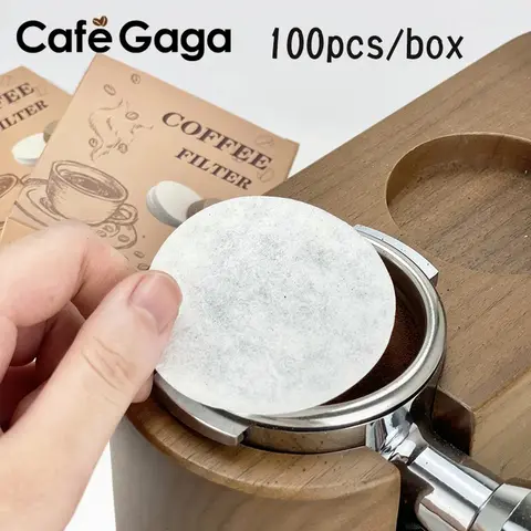 Papier filtre à café filtres en papier expresso 51mm 53mm 58mm 100 pièces écran rondelle pour Delonghi Breville Portafilter machines-outils