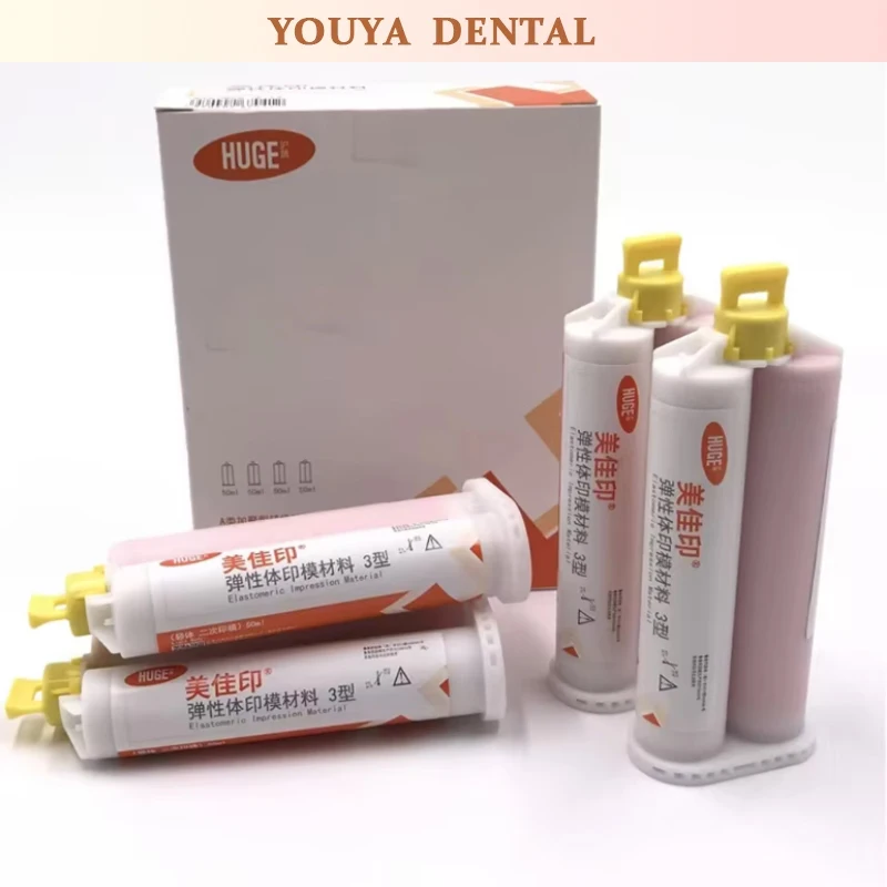 

1pcs Dental Impression Material Light Body Silicone Rubber Elastomeric Dental Silicone Impression Materials 50ml Dentist Tool