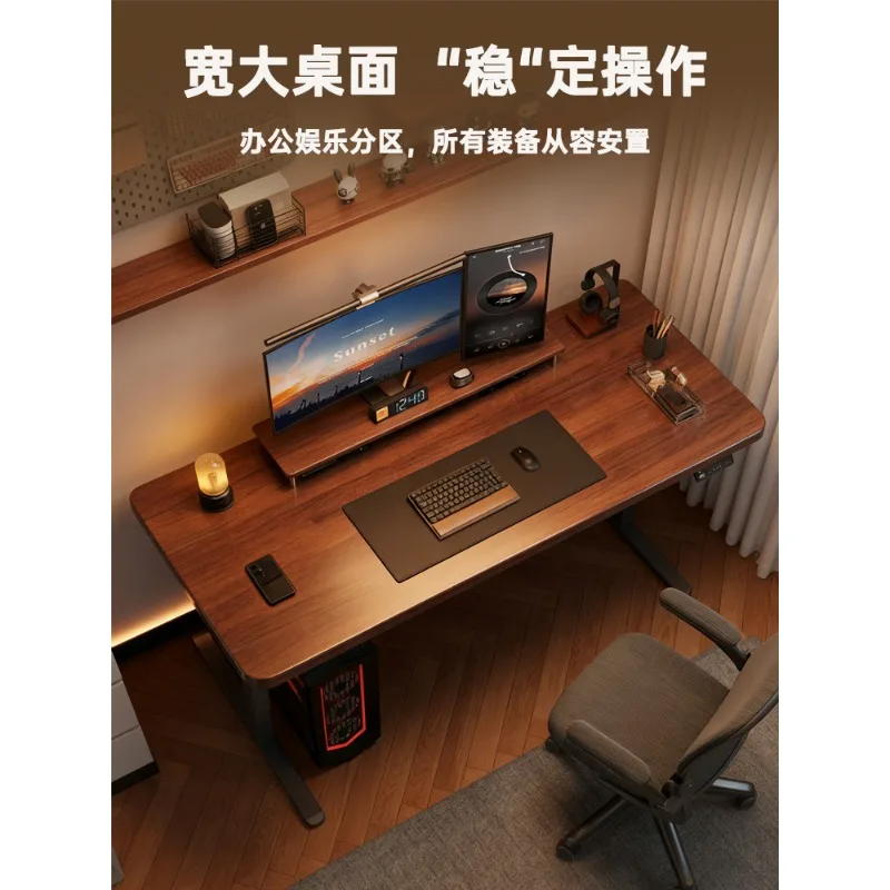 โต๊ะยกไฟฟ้า โต๊ะคอมพิวเตอร์ โต๊ะทำงาน โต๊ะเรียบง่าย สำหรับนักเรียน ใช้ในบ้าน