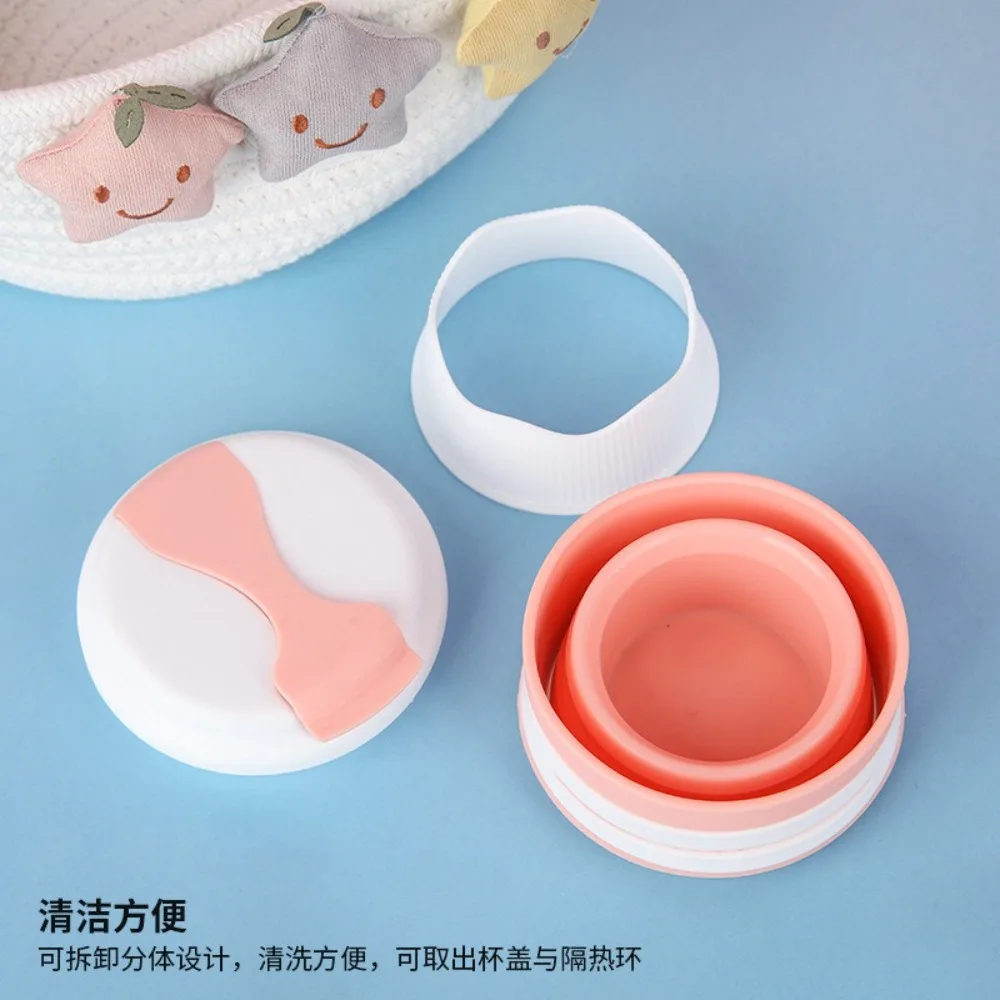 

350ml Folding Water Cup Reusable Leak-proof Silicone Tea Coffee Cup High Temperature Resistant Space Saving Sports Kettle