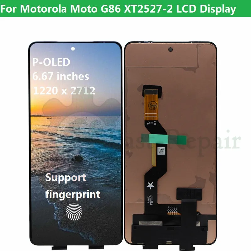 החלפת מסך LCD ל-Motorola G86 עם תכונות P-OLED ו-120Hz – מדריך מפורט ל-XT2527-2
