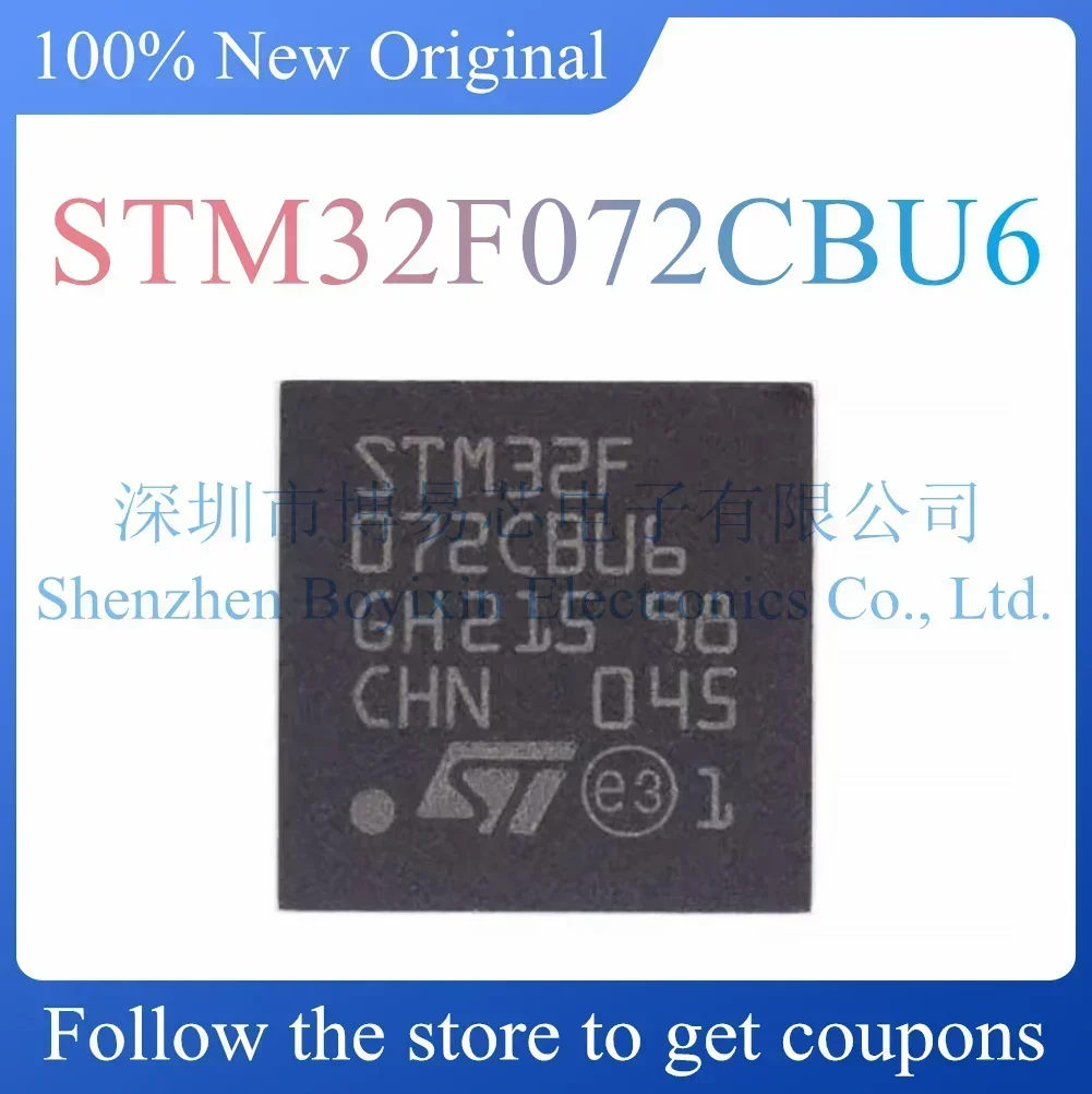 

NEW STM32F072CBU6 Original Product UFQFPN48