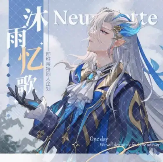 

Game Collection Desktop Decor Genshin Impact Neuvillette Stand Figure Acrylic Model Anime Plate Xmas Gifts