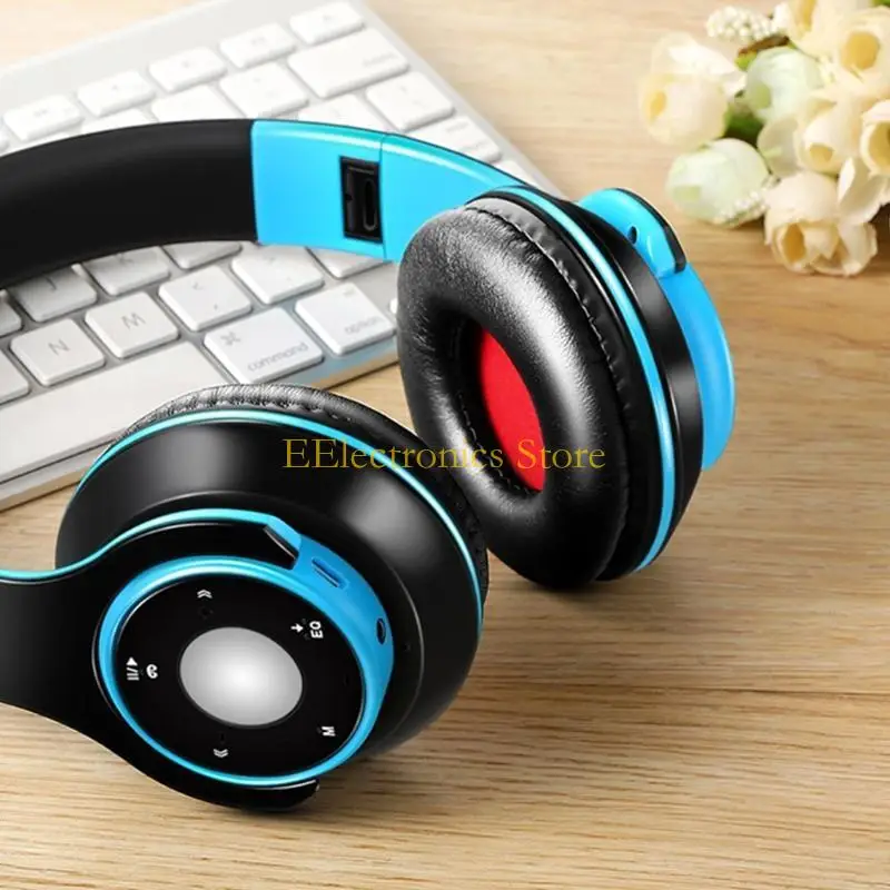 B03C Hot Selling Headset Folding Bluetooth5.0-compatible TF Card Reader Headset 4-color Wireless Headsets Stereo 10M