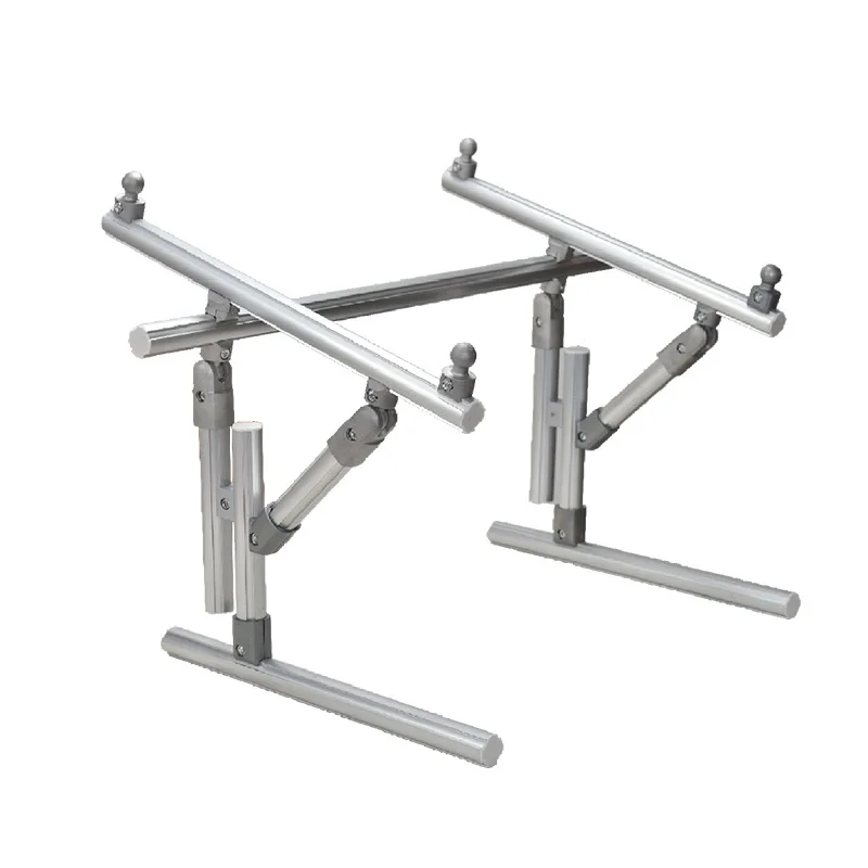 

Reinforced Cross Stitch Frame Bed V-Stretch Frame Aluminum Alloy Adjustable Embroidery Frame Stand