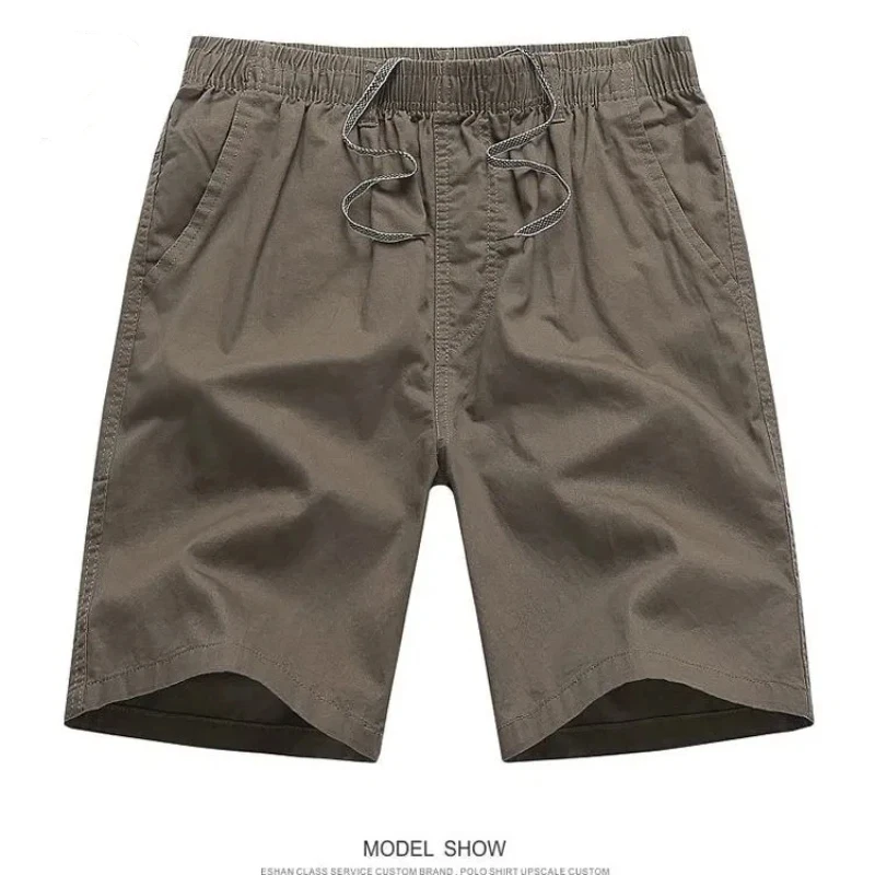 

Мужские повседневные шорты, однотонные, свободного кроя, с завязками на талии, с карманами, летняя одежда, удобный повседневный стиль