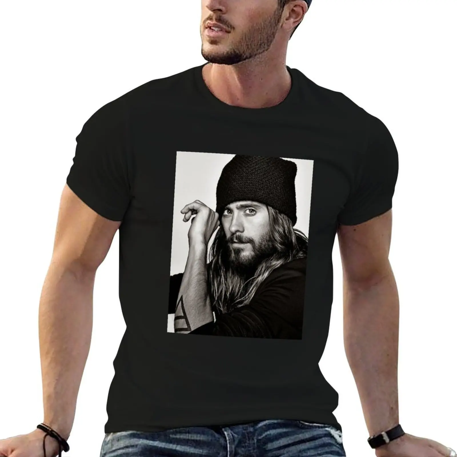 

Jared Leto T-Shirt man t shirt graphic t shirts for man graphic funny T-Shirt