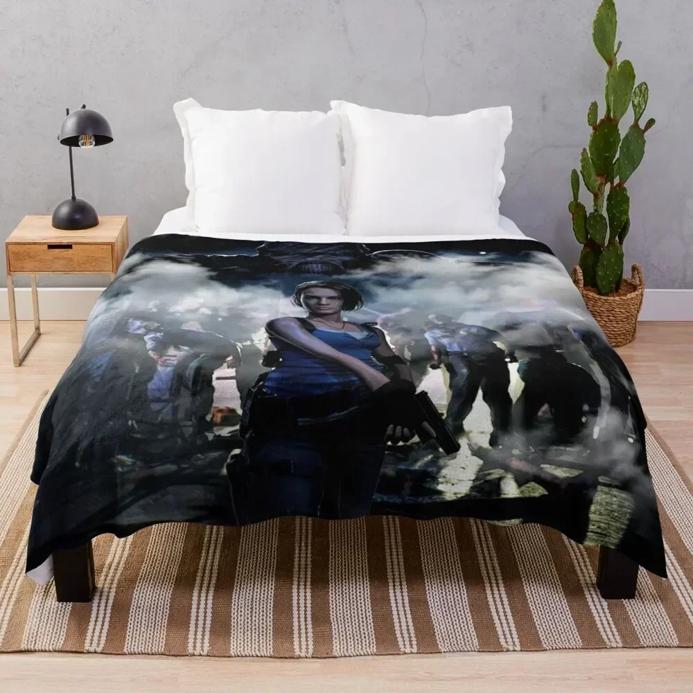 

Jill sexy girl Throw Blanket Plush Fuzzy Cozy Blanket for Couch Sofa