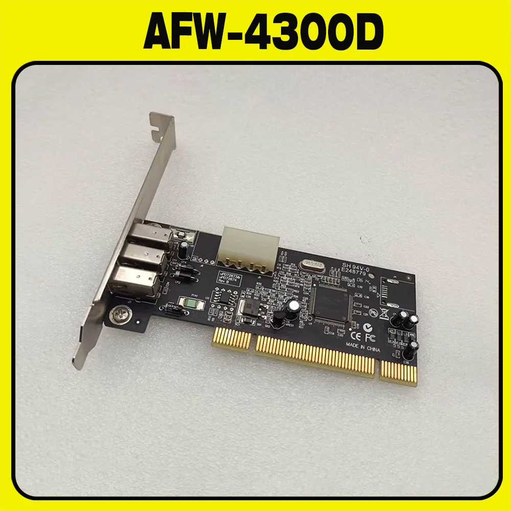 

AFW-4300D For Advantech AFW-4300D SH94V-0E248779 Industrial Camera Vision Acquisition card 1394B AFW-4300