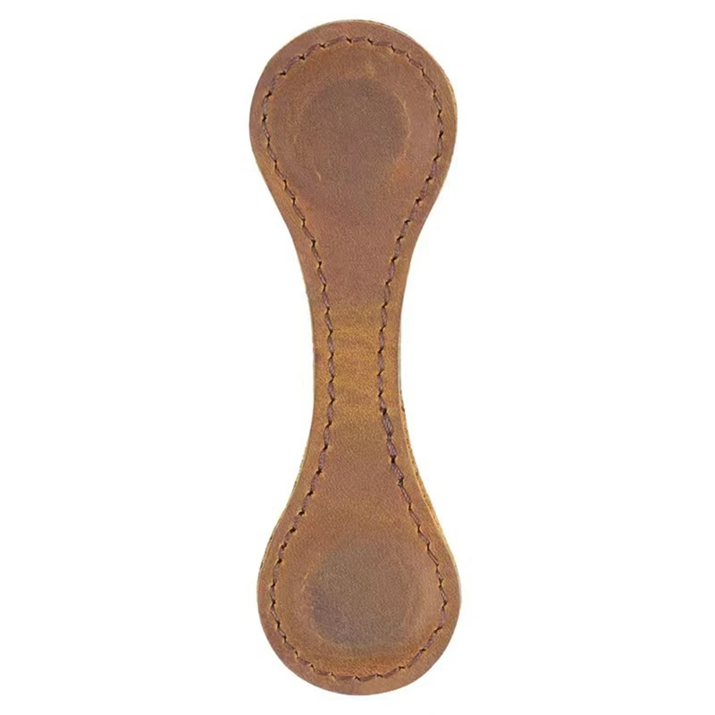 6 marcadores magnéticos de couro dos pces, marcador de couro magnético, marcador para a amante do livro para crianças do leitor