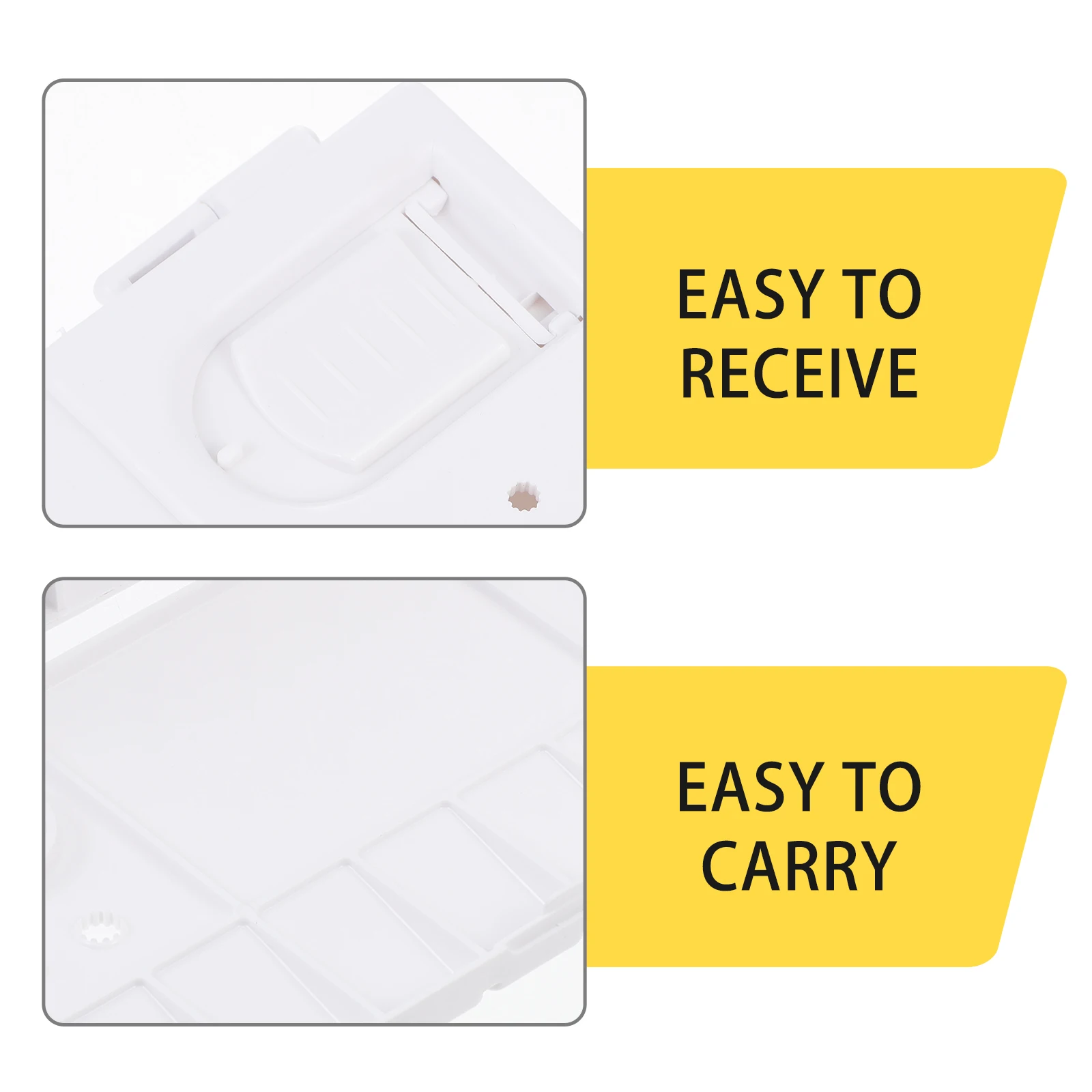 3pcs Watercolor Pigment Mixing Mixing Trays Durable Plastic Paint Color Storage With 25 Grids Compartments For Artists Students
