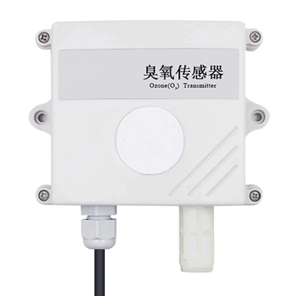 Ozone Detector Sensor Module O3 Gas High Precision ModBus RTU RS485 4-20mA 1000ppm Ozones Concentration Detection Transmitter