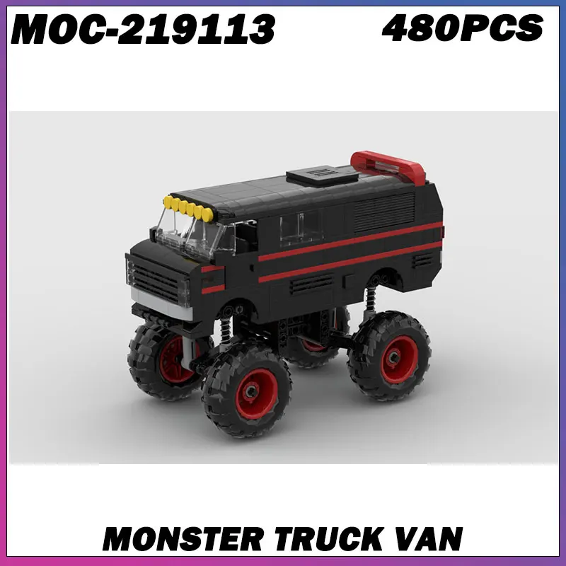 

480PCS MOC-219113 Monster Truck Van Sports car racing puzzle education assembly children's building block toys
