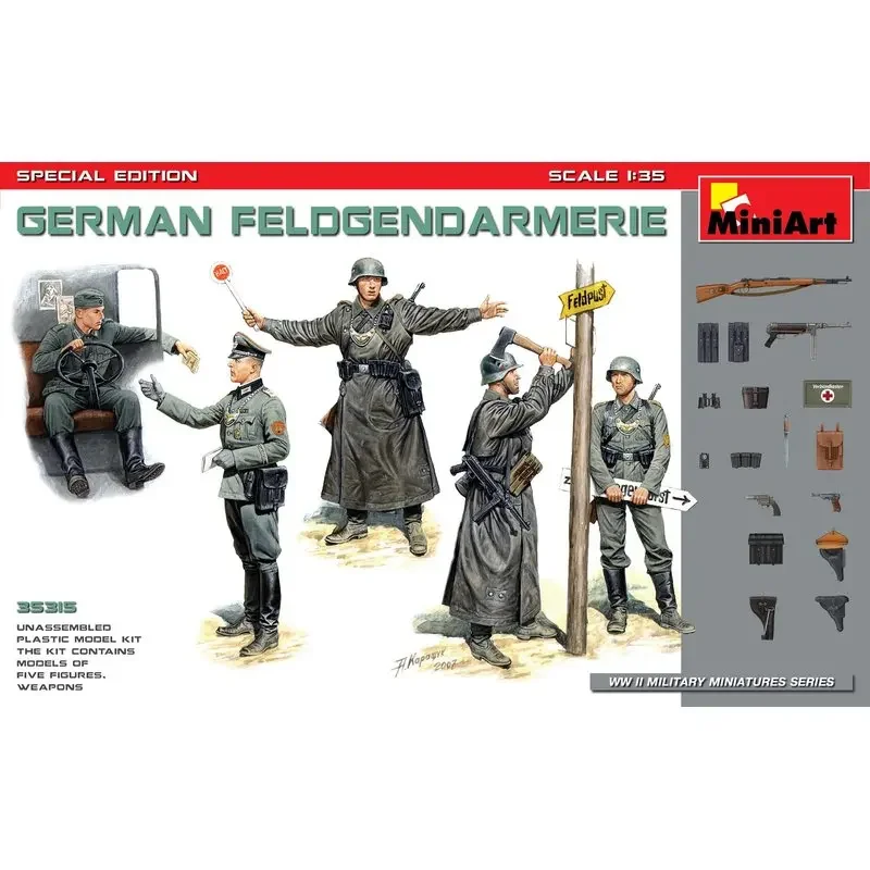 MiniArt 35315 1/35 German Feldgendarmerie. Special Edition - Scale Model Kit