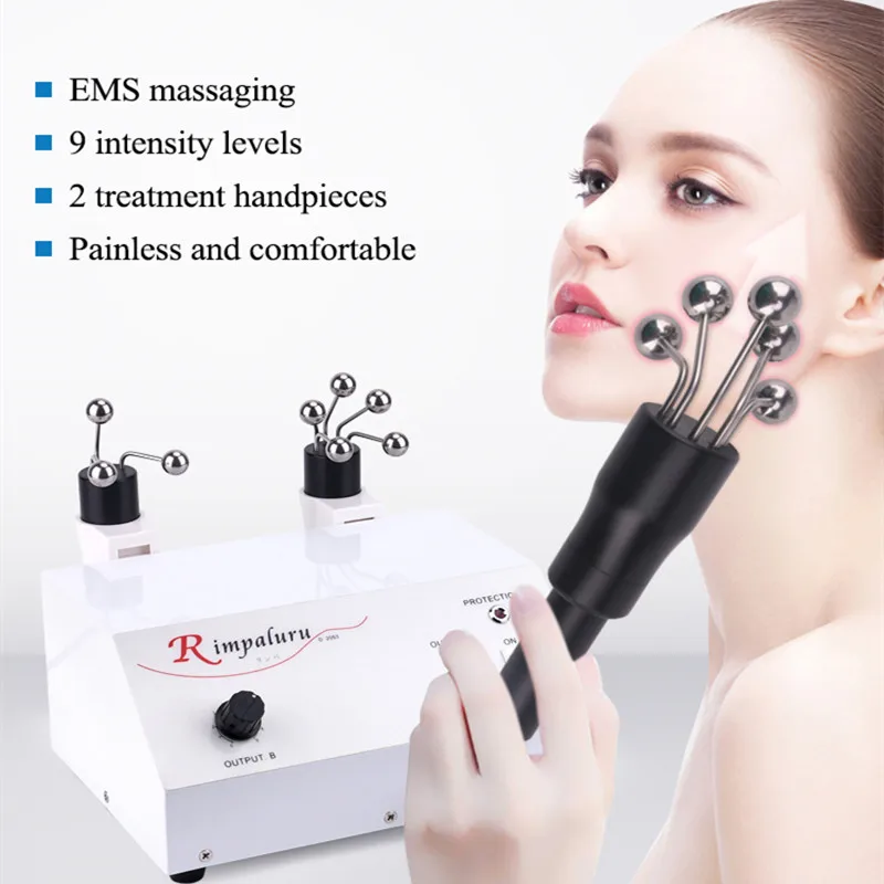 

2 IN 1 EMS Radio Frequency Roller Massager RF Face Lifting Machine Microcurent Lines Wrinkle Dark Circles Removal