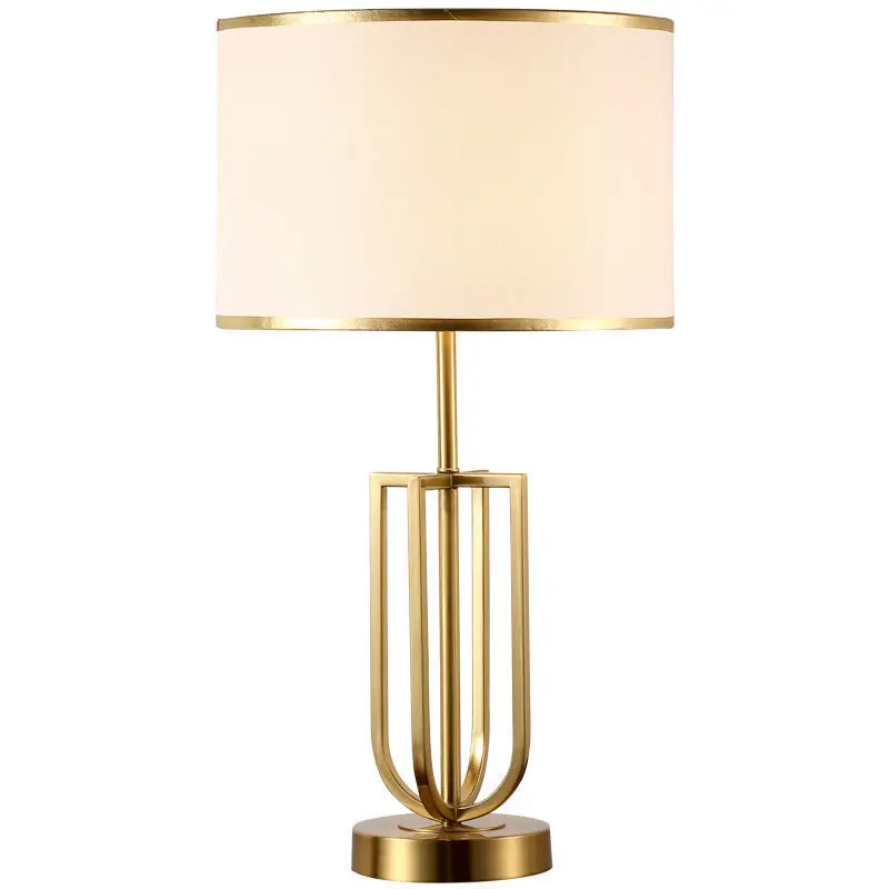 

Modern simple bedroom bedside lamp light luxury model room living room table lamp creative American style