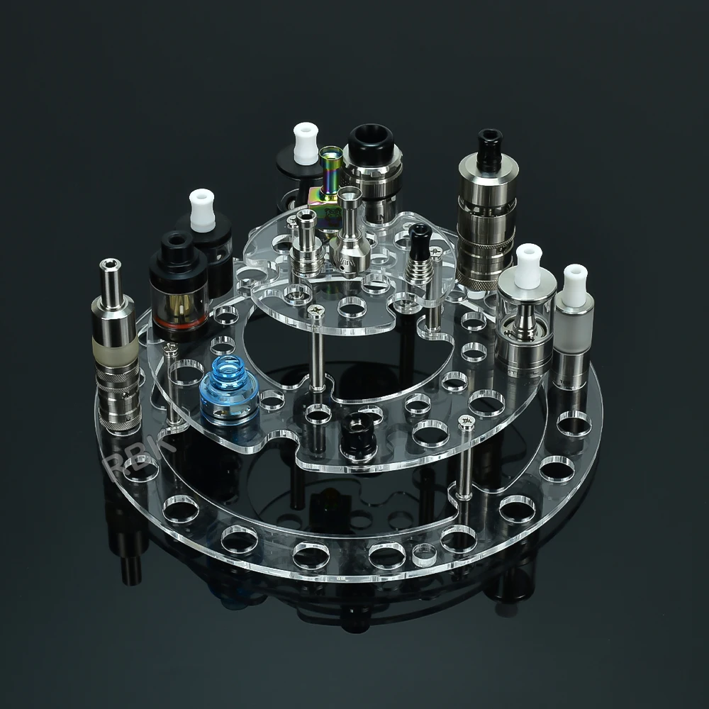 Wolfcoolvape-Soporte de exhibición de acrílico para DotAIO V1/V2/MISSION rba 810, punta de goteo 510