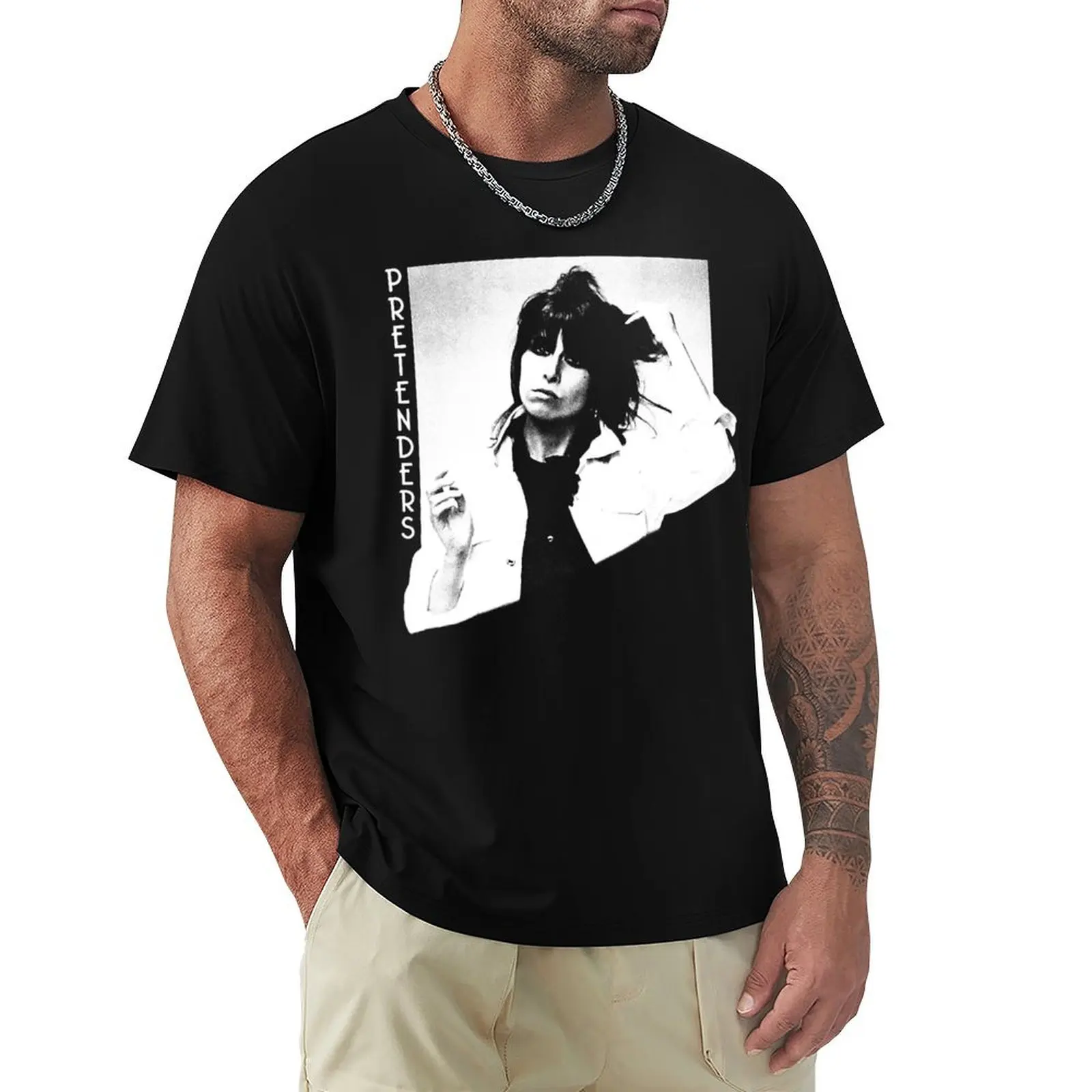 Pretenders - Retro portrait T-Shirt Streetwear Print Tee Shirt