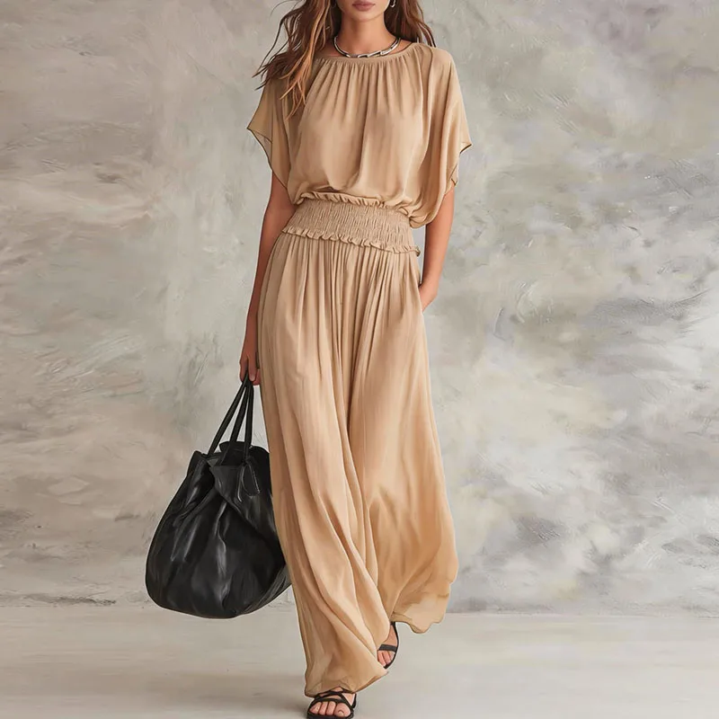 Greenora Boho Floral Print Elegant Party Dresses Womens Spring Sexy V Neck High Waist Pleated Long Dress Summer Sleeveless Vacat