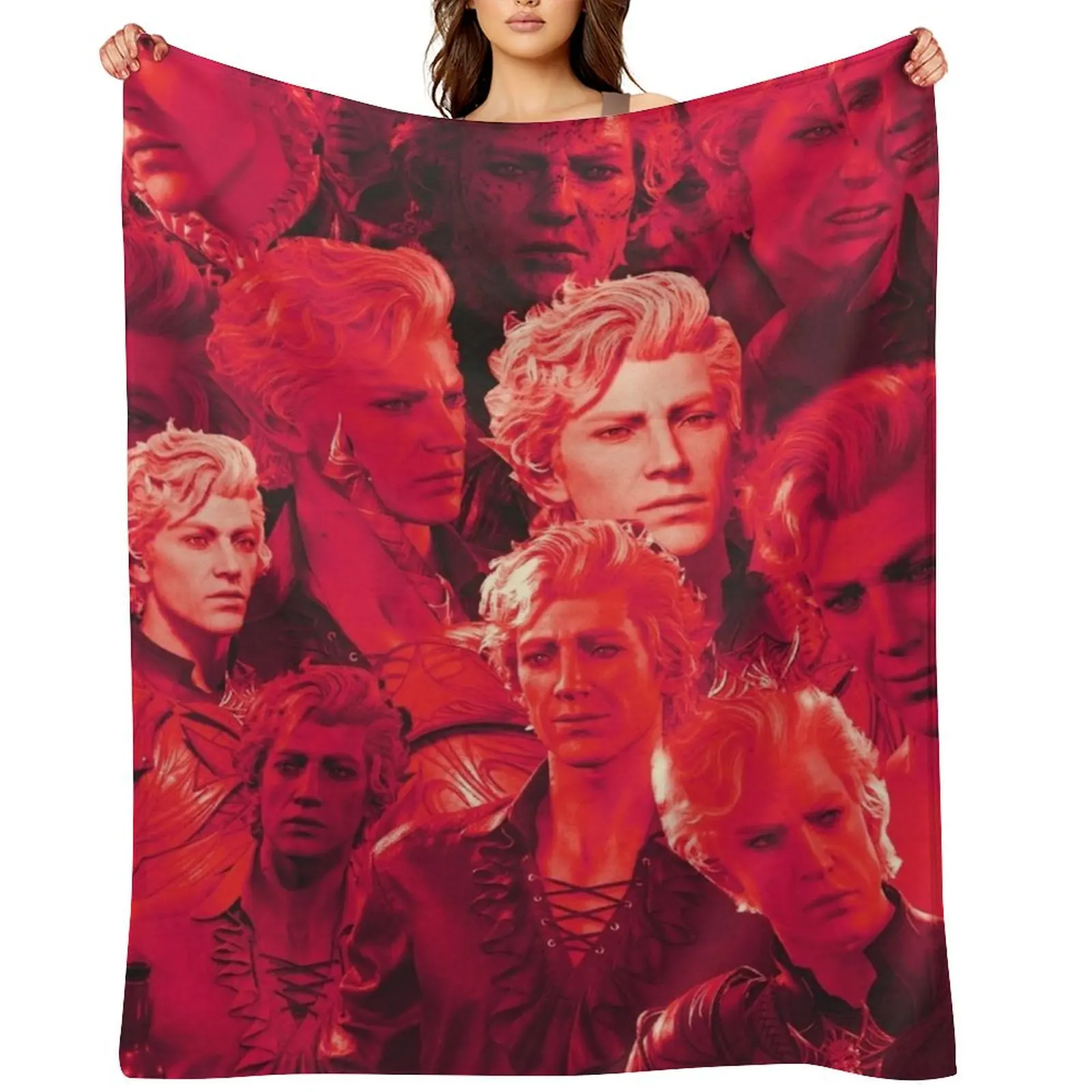 

Babygirl Astarion Throw Blanket Single For Decorative Sofa Heavy for babies Blankets