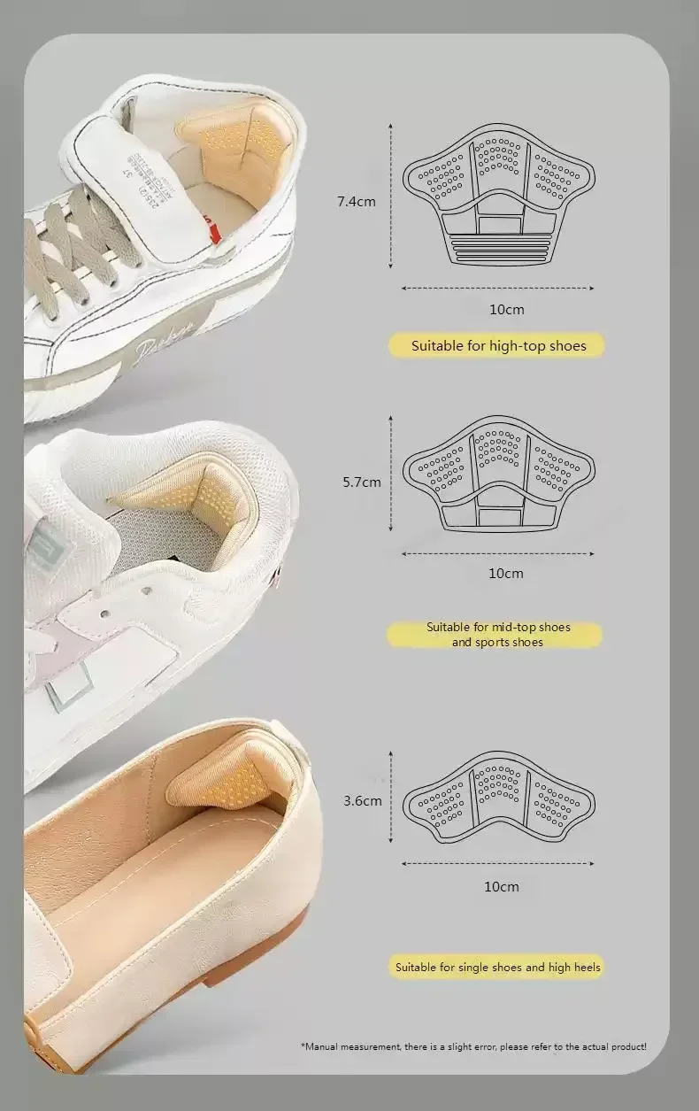 Fersenschutz, Aufkleber, Fußpolster für Turnschuhe, Silikon, rutschfest, Schuhpolster, Fußpflege, Schmerzlinderung, Schuheinlagen, Schuhe, Zubehör – Detail 10