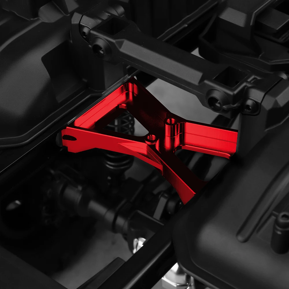 YEAHRUN рулевой сервопривод из алюминиевого сплава, поперечное крепление, задняя скоба шасси, поперечина для TRX-4 1/10, радиоуправляемый гусеничный автомобильные аксессуары